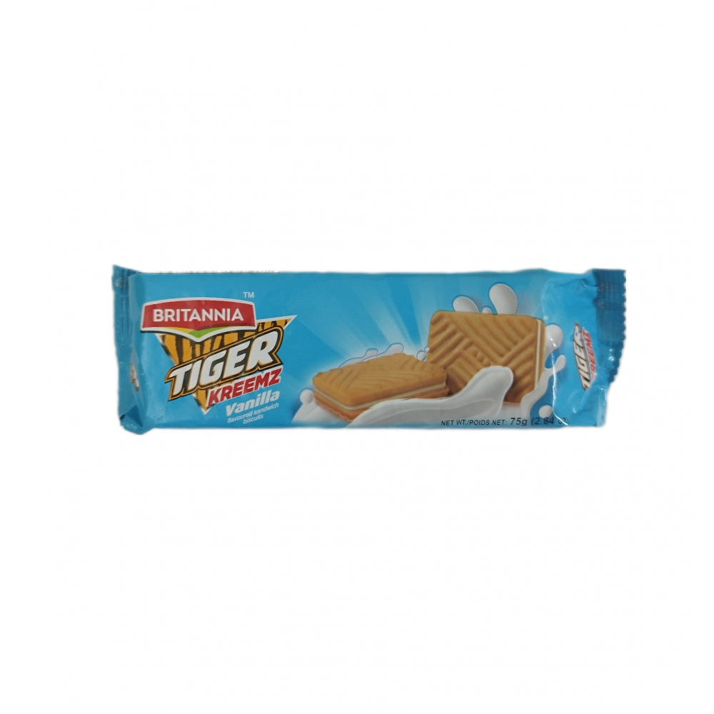 Galletas con Crema de Vainilla 75 Gr TIGER