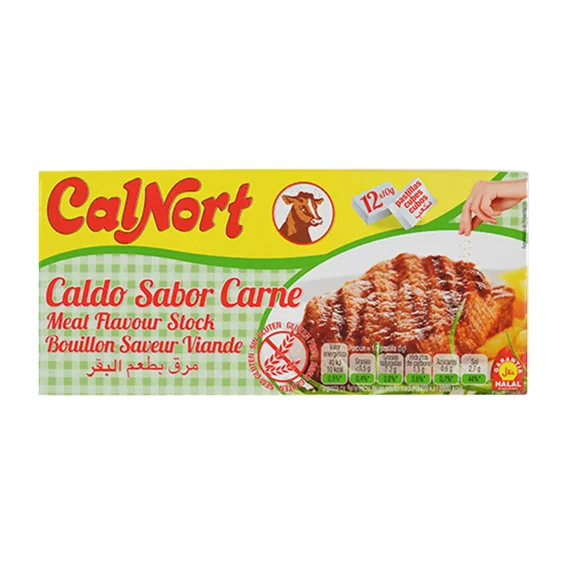 Caldo de Carne pastilla 10 g Calnort