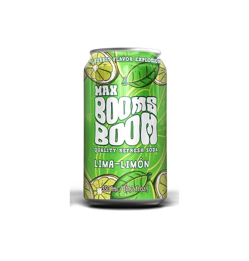 Refresco Lima Limon Max Booms Boom lata 33 cl.